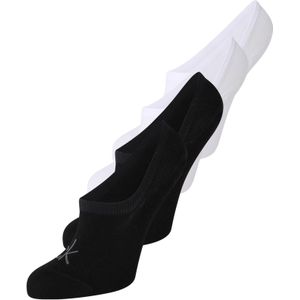 Calvin Klein - Footies - Zwart en Wit - 4-pack - Dames