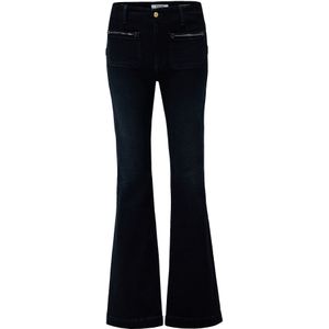 Salsa - Destiny - Spijkerbroek - Donkerblauw - Flare Fit - Push Up