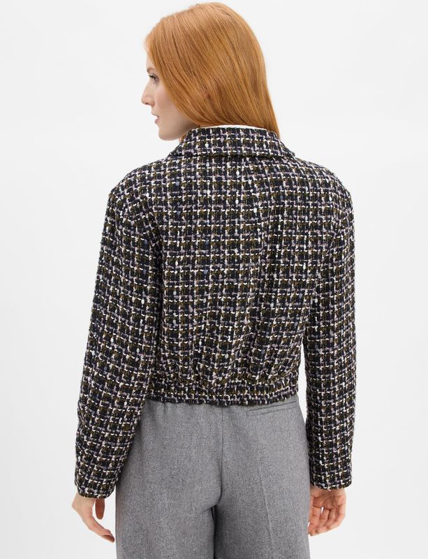 BOSS Orange - C_JAWEDI - Korte Blazer - Regular Fit - All-over Motief