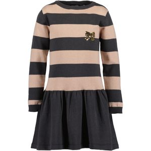 BLUE SEVEN Jurk  nude / antraciet