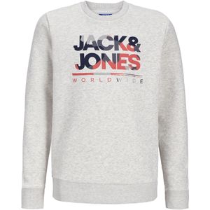 Jack & Jones Junior Sweatshirt  donkerblauw / grijs gemêleerd / cranberry / wit gemêleerd