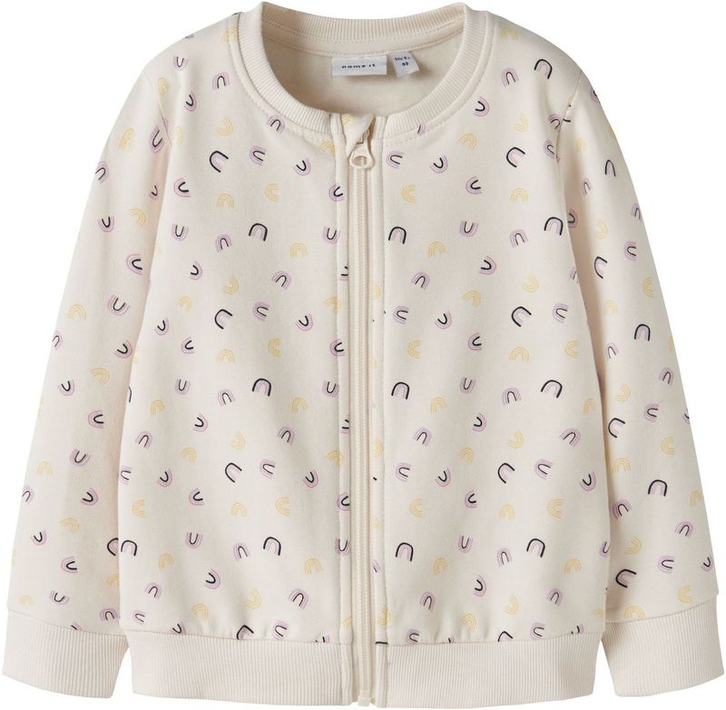 Sweatvest - Ronde Hals - Lange Mouwen - Ritssluiting - Regular Fit