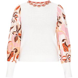 Gaya Trui  bruin / rosa / rood / wit