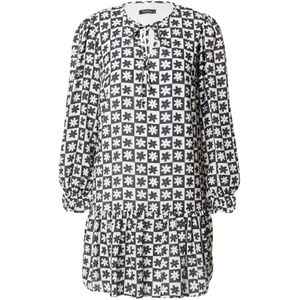 Trendyol Jurk  zwart / wit