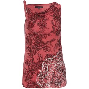 KOROSHI Top  taupe / chocoladebruin / koraal