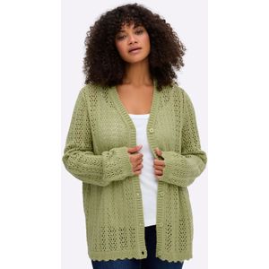 SHEEGO Gebreid vest  appel