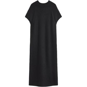 Lindex Gebreide jurk 'Katja'  zwart