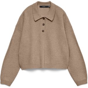 Vero Moda Tall Trui 'VMEXCITING'  donkerbeige