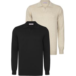 Felix Hardy Trui  beige / zwart