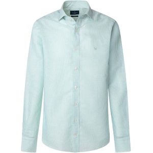 Hackett London Overhemd  mintgroen / wit