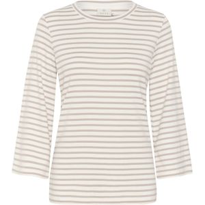 Kaffe Shirt 'Liddy'  beige / wit