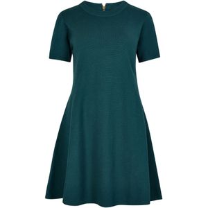 Apricot Jurk 'Panel'  turquoise