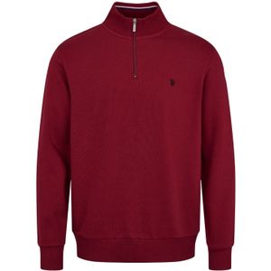 U.S. POLO ASSN. Trui 'Kurt'  wijnrood