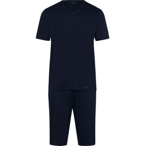 Hanro Pyjama kort 'Night Selection'  navy