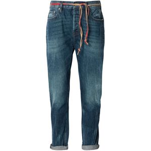 SCOTCH & SODA Jeans 'DEAN'  donkerblauw / rood