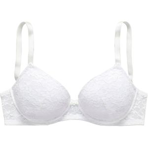 Vivance - Push-up-bh - Wit - Kanten Bovenmateriaal - Gewatteerde Cups