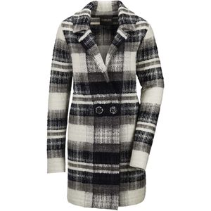 MADELEINE Gebreid vest  zwart / wolwit