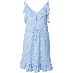 VILA Zomerjurk 'VIBEEL'  lichtblauw / wit