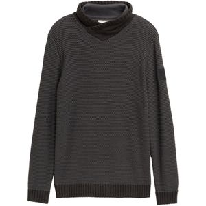 TOM TAILOR Trui  zwart gemêleerd
