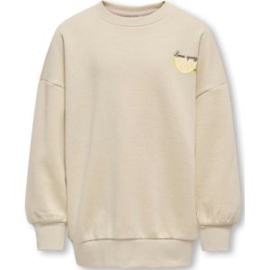 ONLY GIRLS Sweatshirt 'KOGPHOEBE'  beige