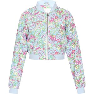IZIA Tussenjas  cyaan blauw / pastelgroen / lila / rosa / wit