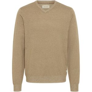 BLEND Trui ' BHBRUTON V-neck '  bruin