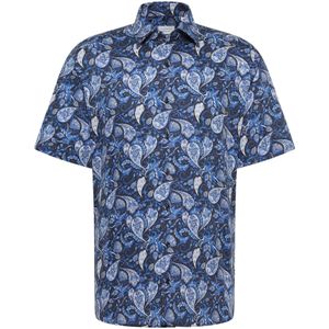 Eterna - Overhemd - Midnight - Korte Mouwen - EASY IRON