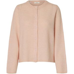 SELECTED Gebreid vest 'SLFLULU'  rosa