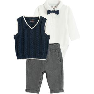 Cool Club Set  navy / grijs / wit