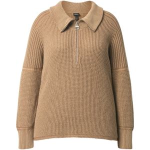 Ulla Popken Trui  karamel