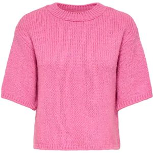 JDY - Gebreide T-shirt - O-hals - 3/4 Mouwen - Knit Fit