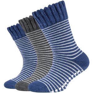 camano Sokken  marine / grijs / wit