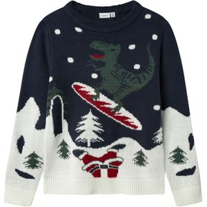 Gebreide Trui - Kerst - Regular Fit - Lange Mouwen - Ronde Hals