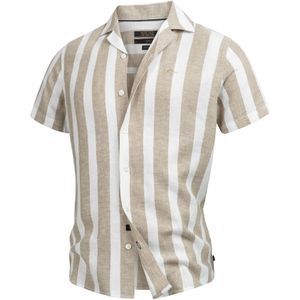 INDICODE JEANS Overhemd 'Bravida '  beige / wit