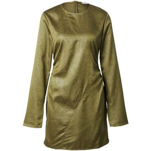 EDITED Avondjurk 'Jasmine'  olijfgroen