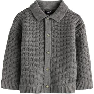 Next Gebreid vest  donkergrijs