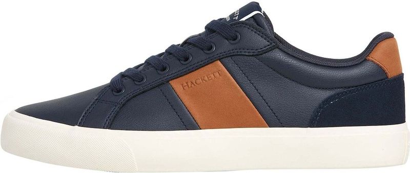 Hackett London - Blake Max - Leren Sneakers - Marineblauw - Casual