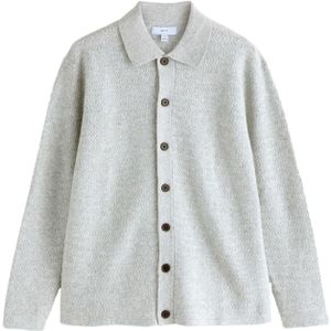 Next Gebreid vest  lichtgrijs