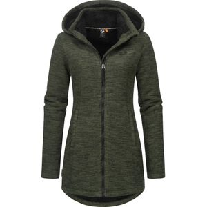 Ragwear Gebreid vest 'Leysha'  donkergroen