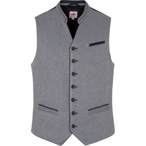 SPIETH & WENSKY Klederdracht gilet 'Damian'  marine / grijs gemêleerd