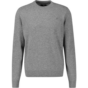 Lerros - Gebreide Trui - Platinum Grey Melange - Lange Mouwen