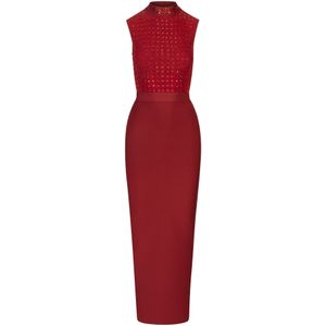 Kraimod Avondjurk  karmijnrood