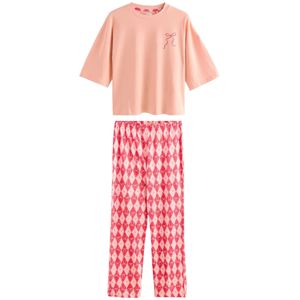 Next Pyjama  perzik / pink / lichtroze