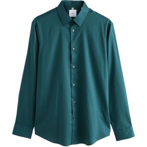 Next Overhemd  cyaan blauw