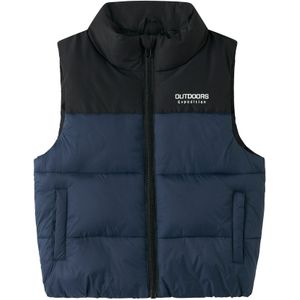 Name It - NMMMOLE VEST PB - Bodywarmer - Spellbound - Met Afneembare Capuchon