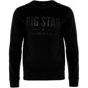 BIG STAR Sweatshirt 'ECODORT'  grijs / zwart
