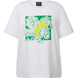 Ulla Popken Shirt  limoen / groen / offwhite