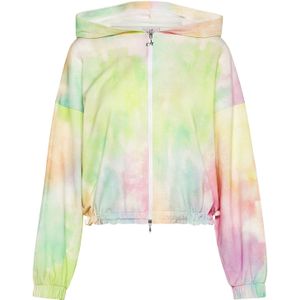 DEHA Sportief sweatvest  geel / pastelgroen / sering / abrikoos