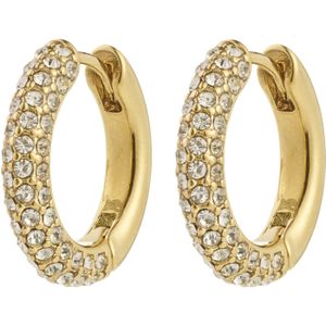 Pilgrim Oorbellen 'Tatum'  goud / transparant