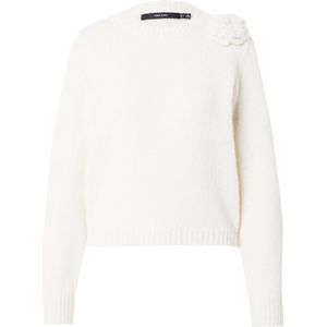 VERO MODA - Adia - Trui - Ecru - Gerecycled Materiaal